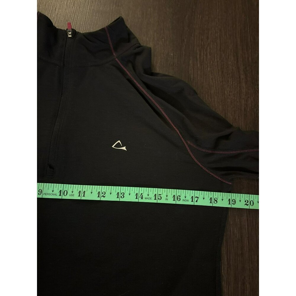 Paradox Merino Blend 1/4 Zip Pullover Top Size L - Picture 3 of 8